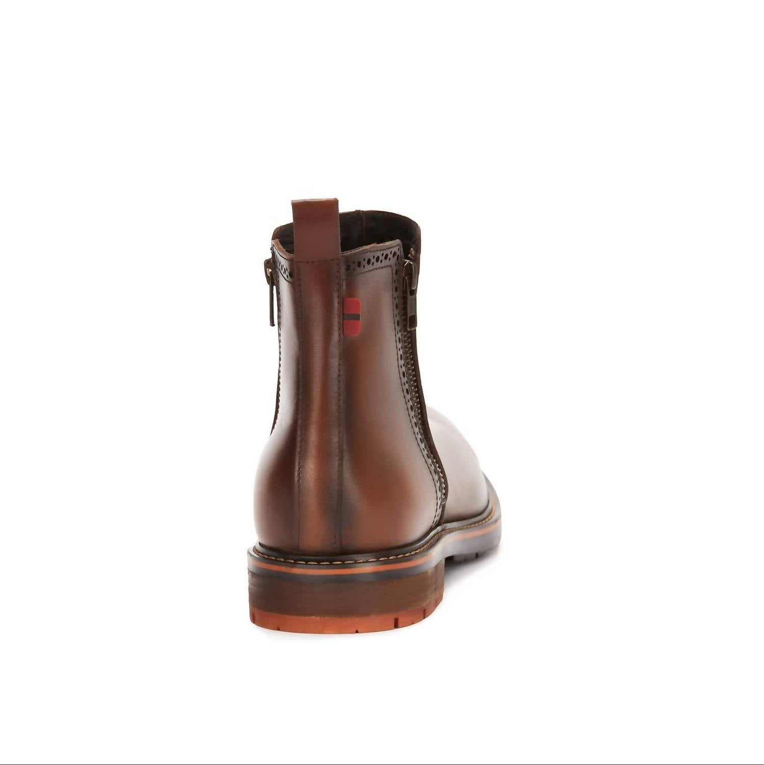 Andrea Men's High-quality Leather Boots in dark brown - men's boots - alternate view