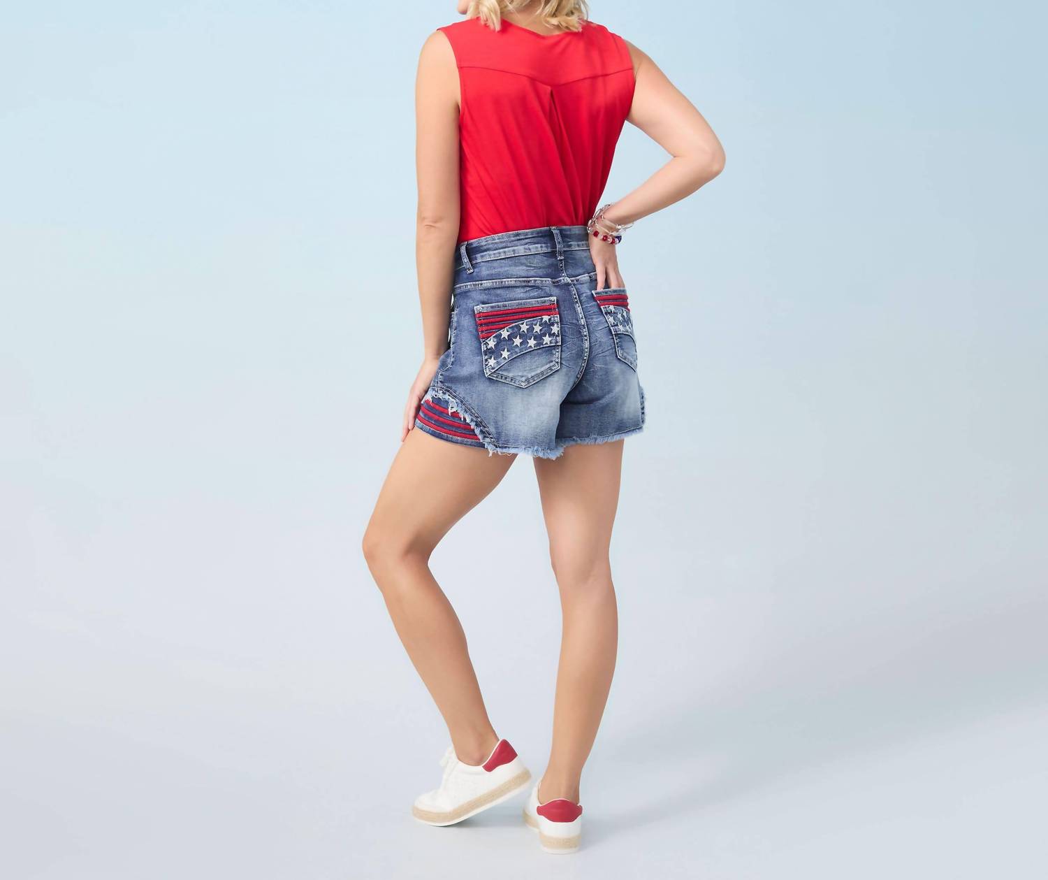 Coco + Carmen - Everstretch Patriotic Short