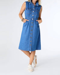 Coco + Carmen - Raleigh Sleeveless Denim Dress