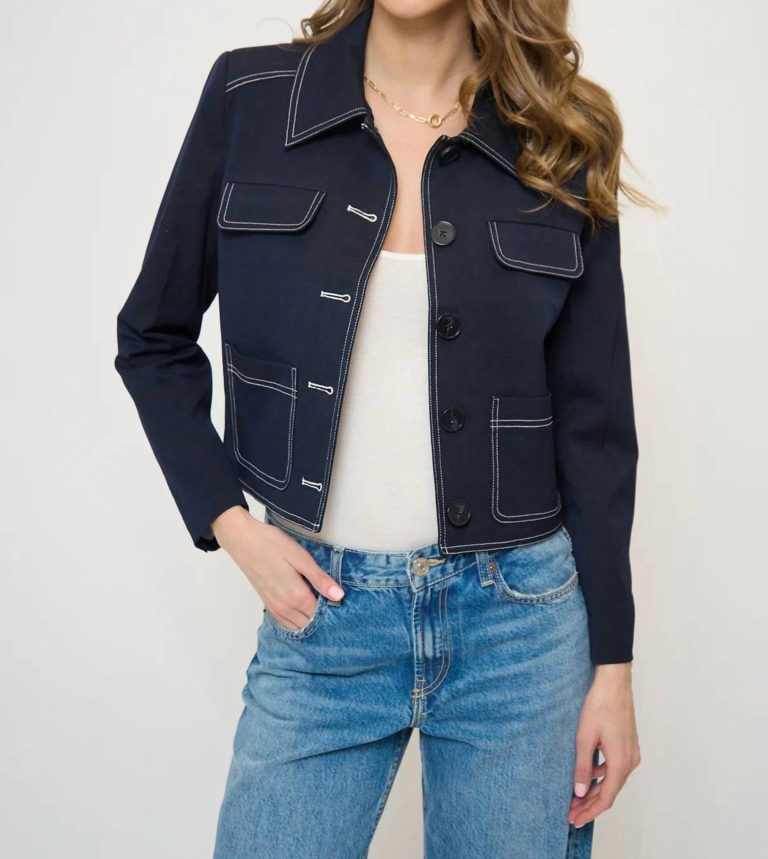 Central Park West - Franki Topstitch Lady Jacket