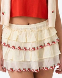 Lele - Jemma cherry skirt