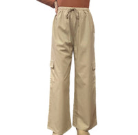Mittoshop - Wide Leg Cargo Pants
