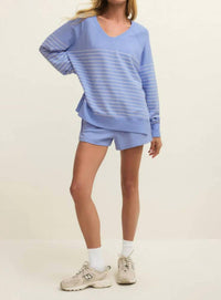 Z Supply - Weekender Stripe V-neck Sweater