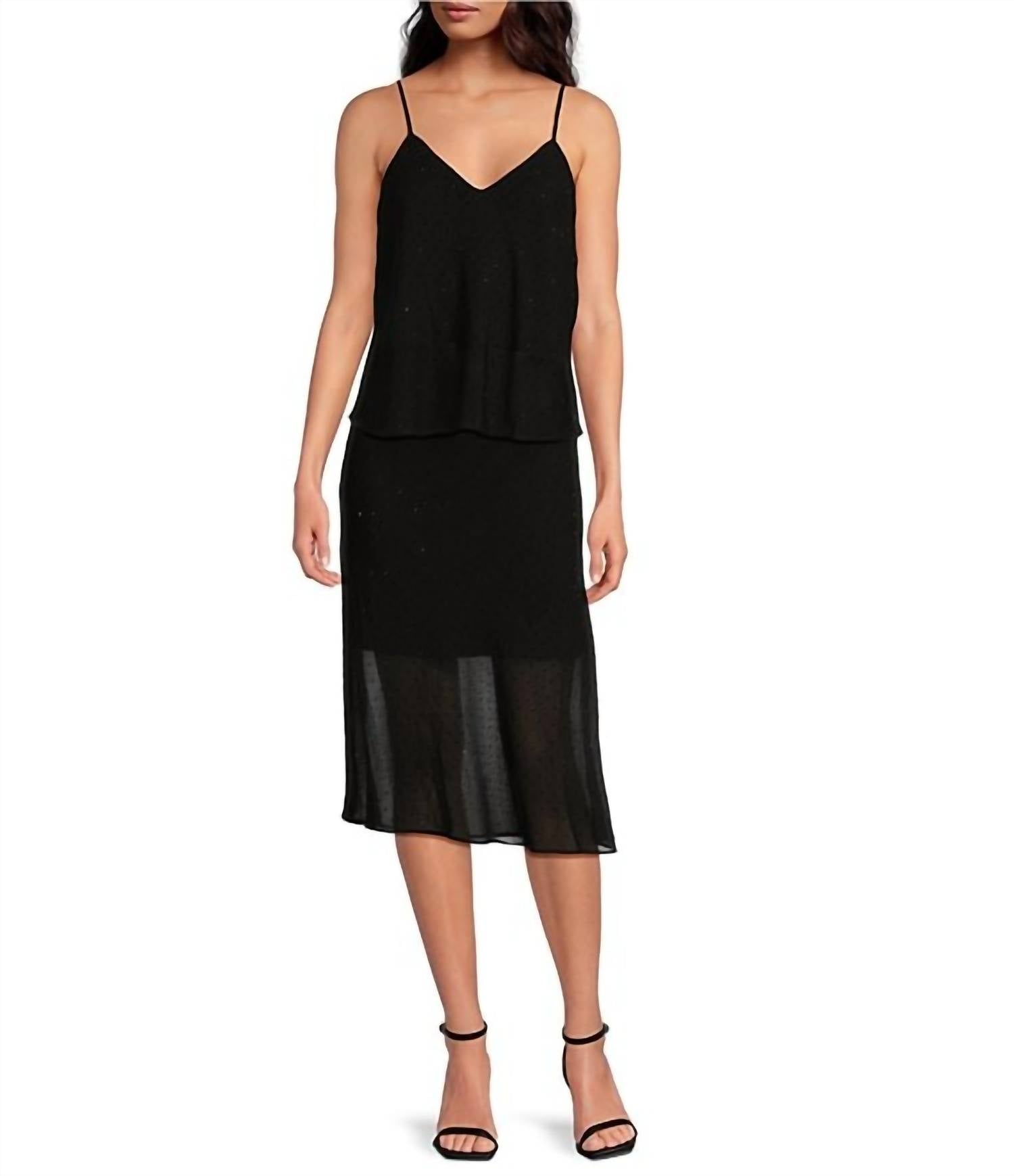 Lucy Paris - Masa Rhinestone Midi Skirt