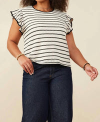 Hayden La - Celia Striped Tank Top