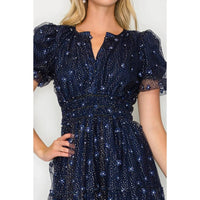 Meet Me In Santorini - Women's Holiday Daisy Midi Dress