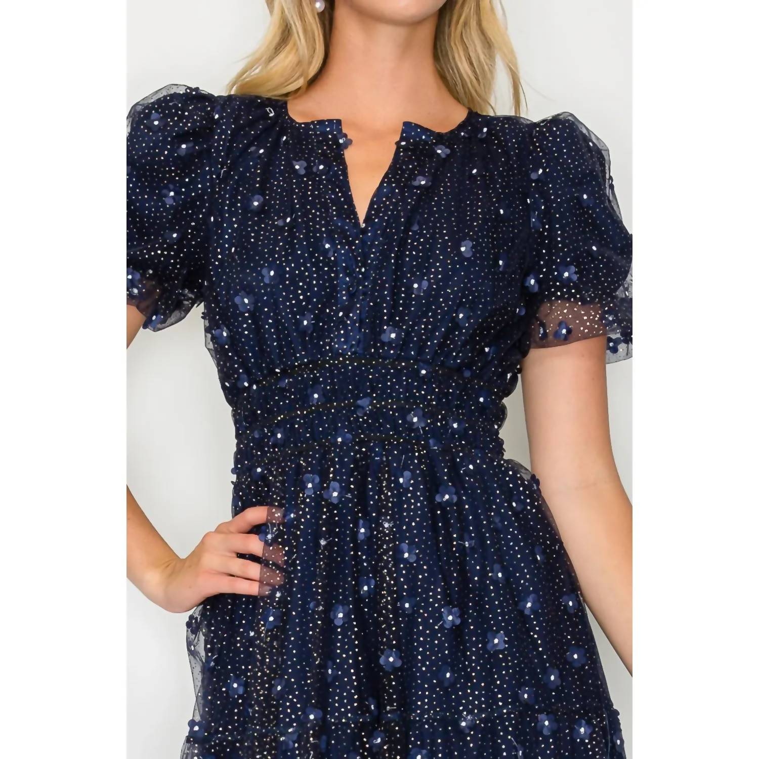 Meet Me In Santorini - Women's Holiday Daisy Midi Dress
