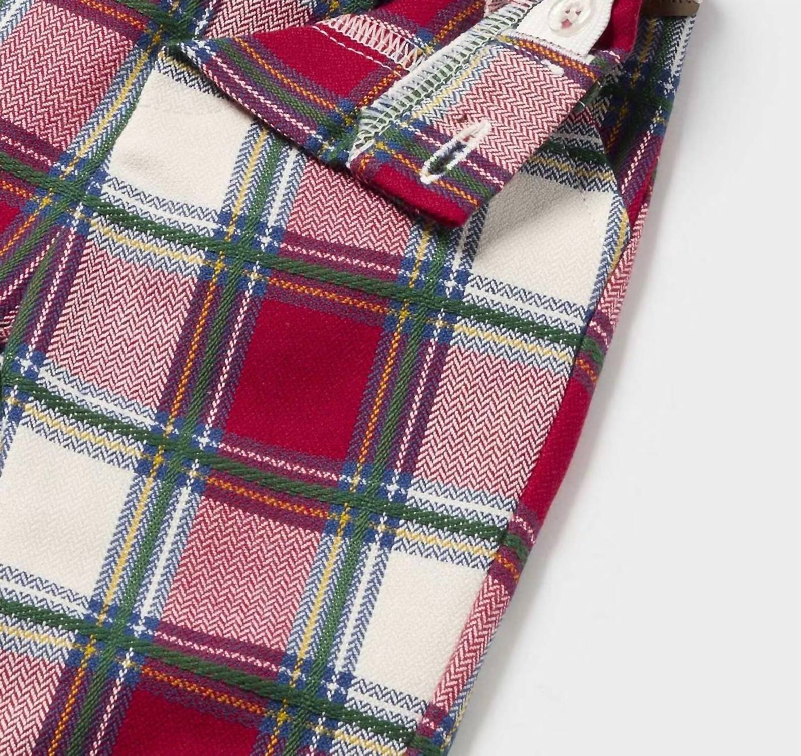 Mayoral - Kids' Baby Plaid Trouser