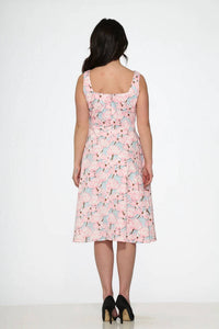 Orchid Bloom - Floral Swing Dress