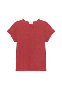 Donni. - Women's Pointelle Baby Tee