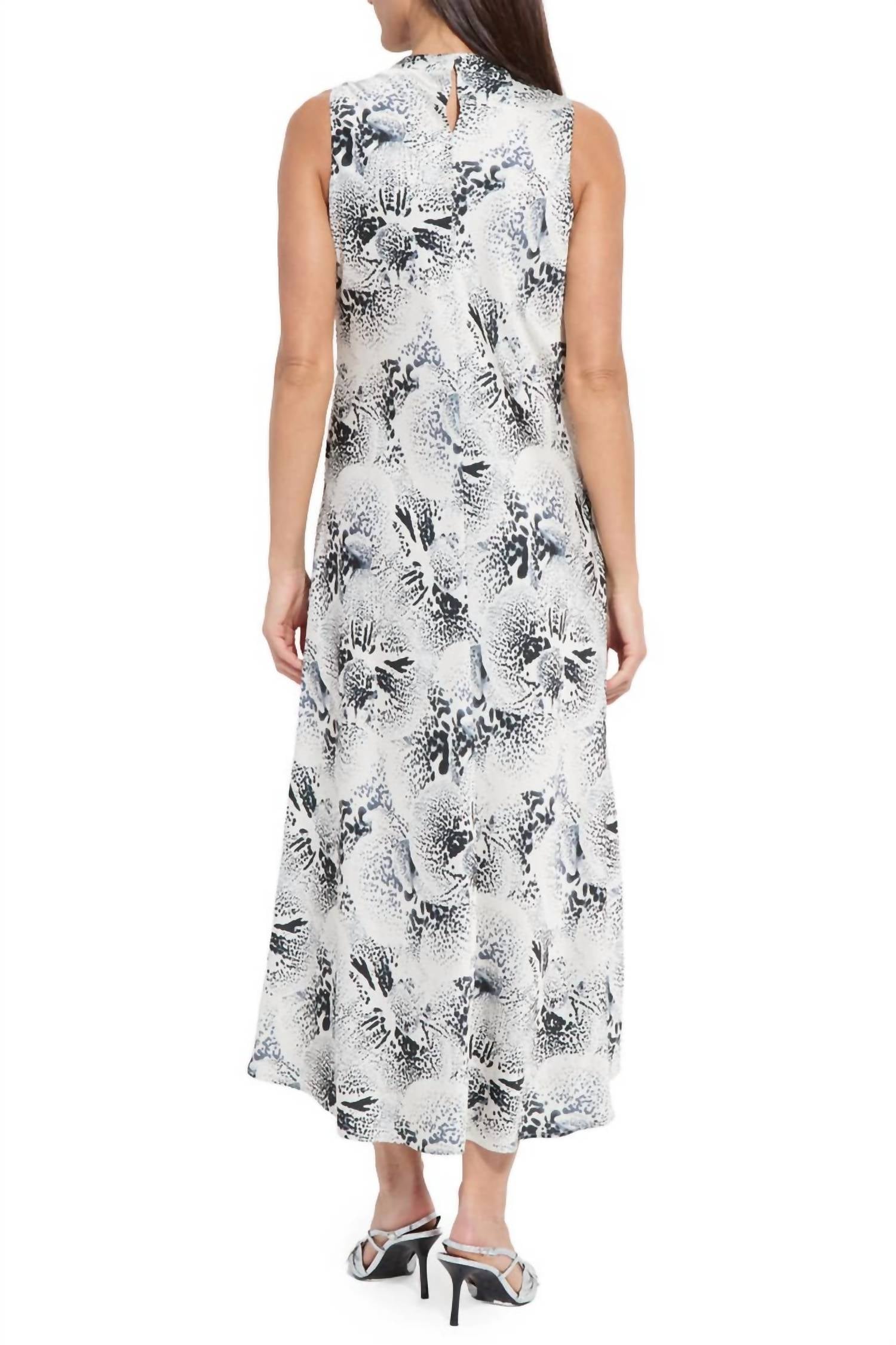 Lysse - Anaya Crystal Hammered Satin Dress