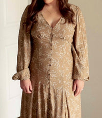 In-Loom - Viscose Floral Button Dress