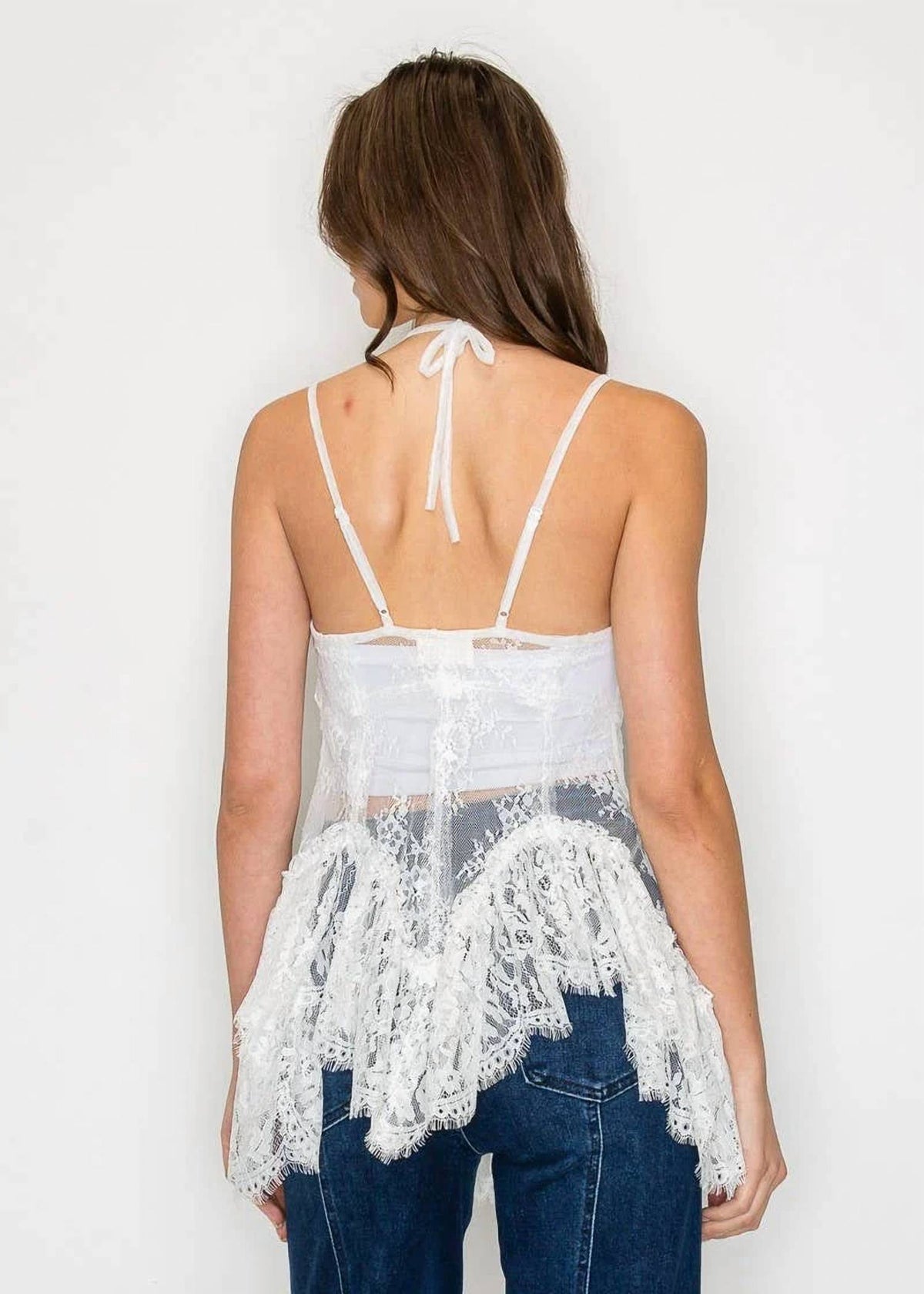 Wisteria Lane - Lace Cami Tunic