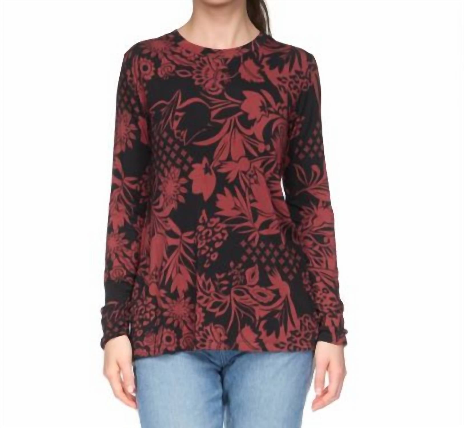 Johnny Was - JANIE FAVORITE LONG SLEEVE CREW NECK TEE