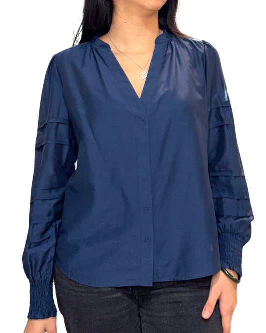 Go By Go Silk - Go Somethings Up Your Sleeve Blouse