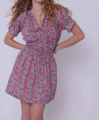 LOVE THE LABEL Noah Mini Dress in millie francesca liberty print - women's dress