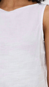 Donni. - Linen Shell Sleeveless Top