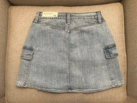 Just Black Denim - Women's Low Rise Micro Cargo Skirt
