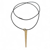 Jagged Halo Jewelry Unisex The Benson Necklace in gold - women's item