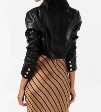 Cami Nyc - Boa Leather Cropped Jacket