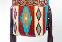 American Darling Women's Large Crossbody Messenger Bag in multi 1 - women's bag