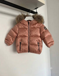 Colmar - Girls Baby Doll Down Coat With Fur