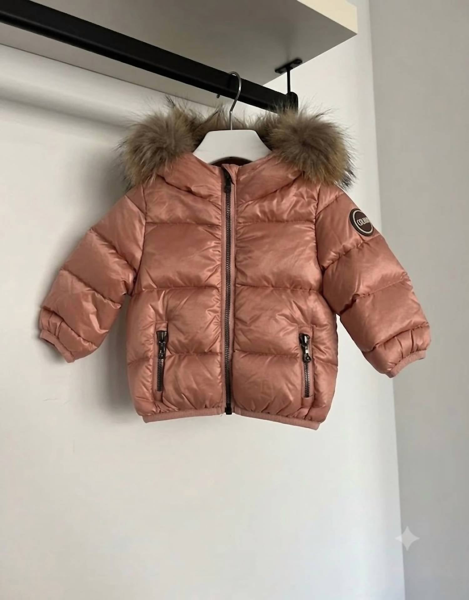 Colmar - Girls Baby Doll Down Coat With Fur