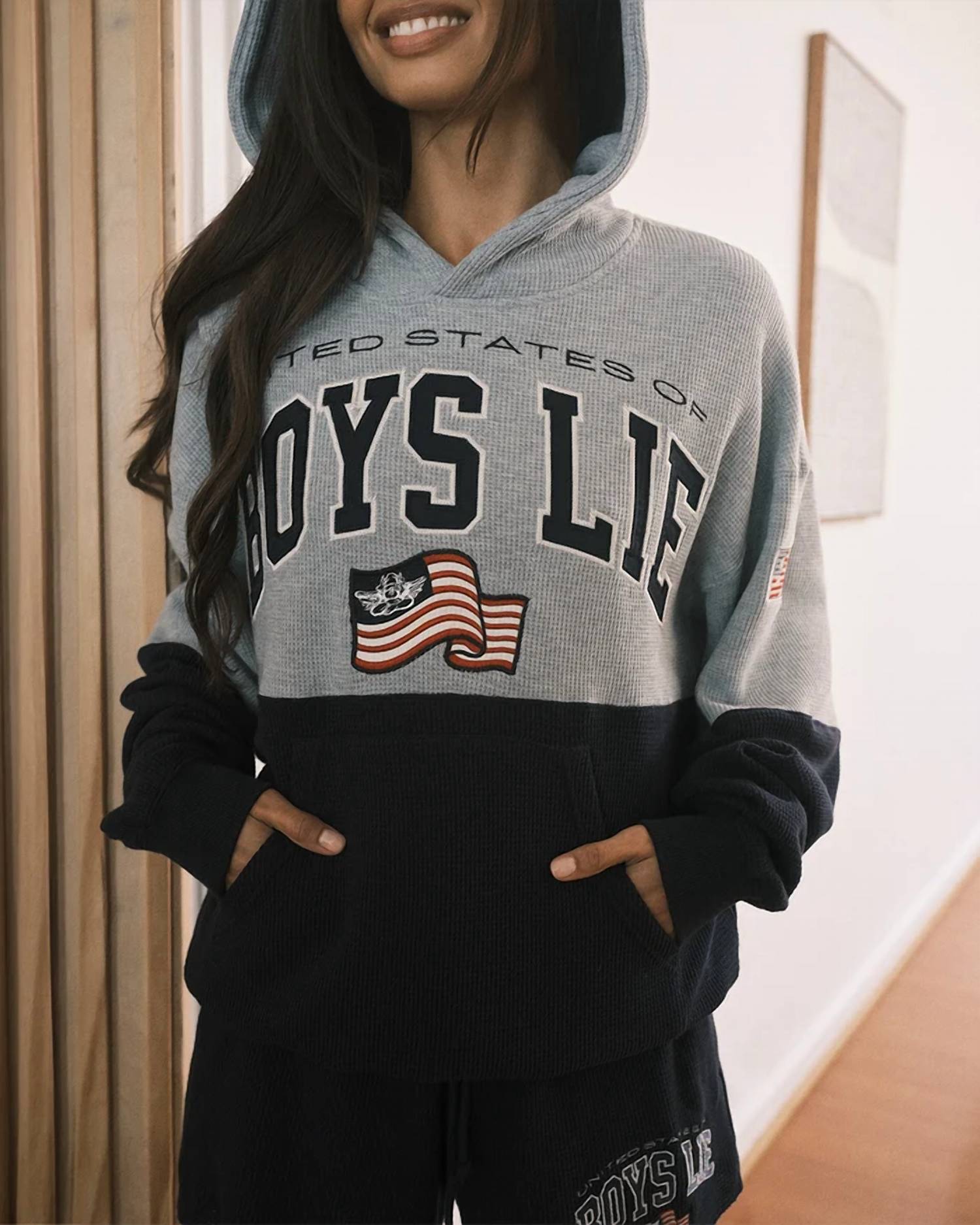 Boys Lie - USA Logo Hoodie