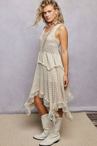 Pol - Coastal Crochet Cotton Dress