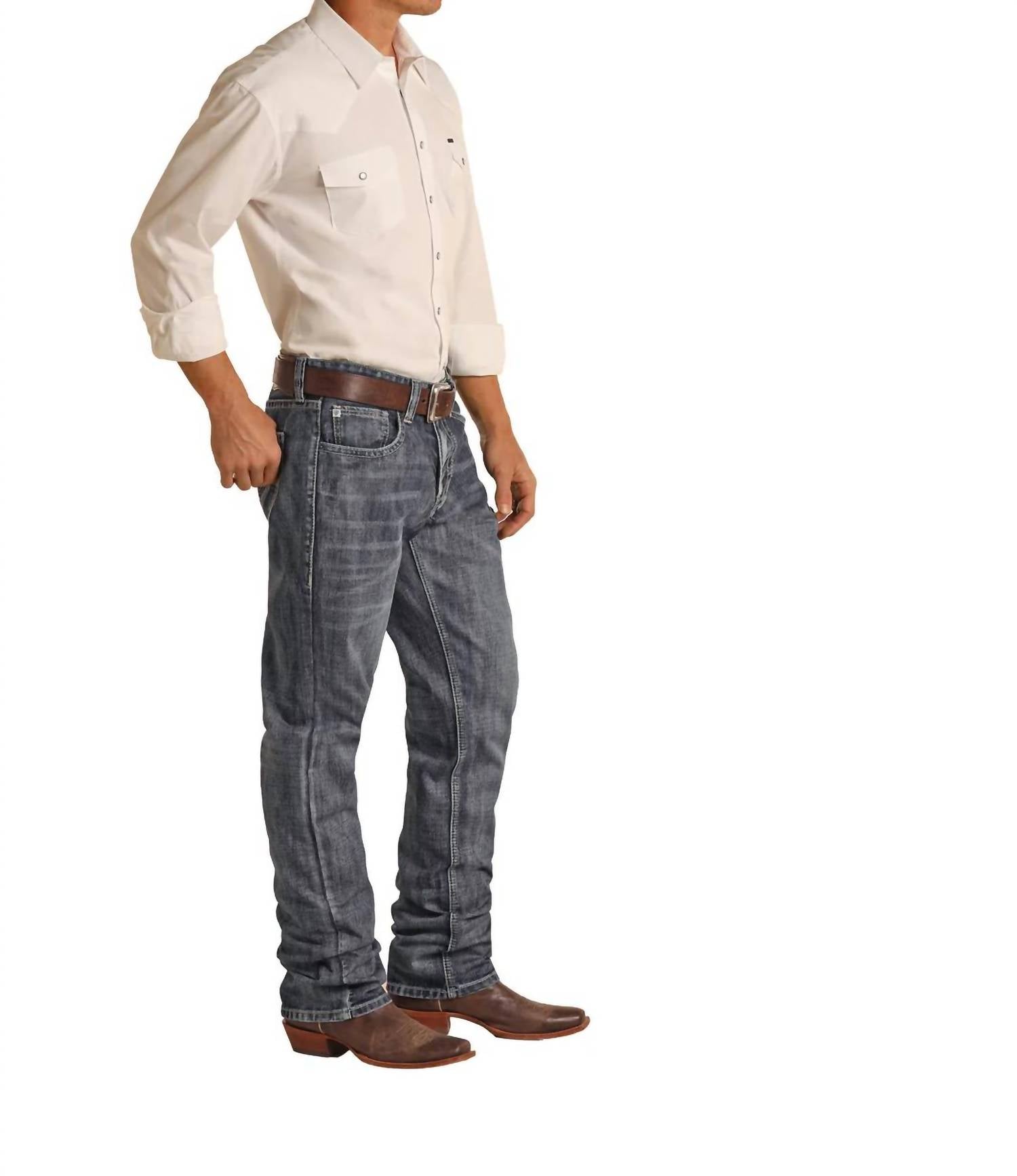 Rock & Roll Denim - Double Barrel Relaxed Stackable Boot Jean