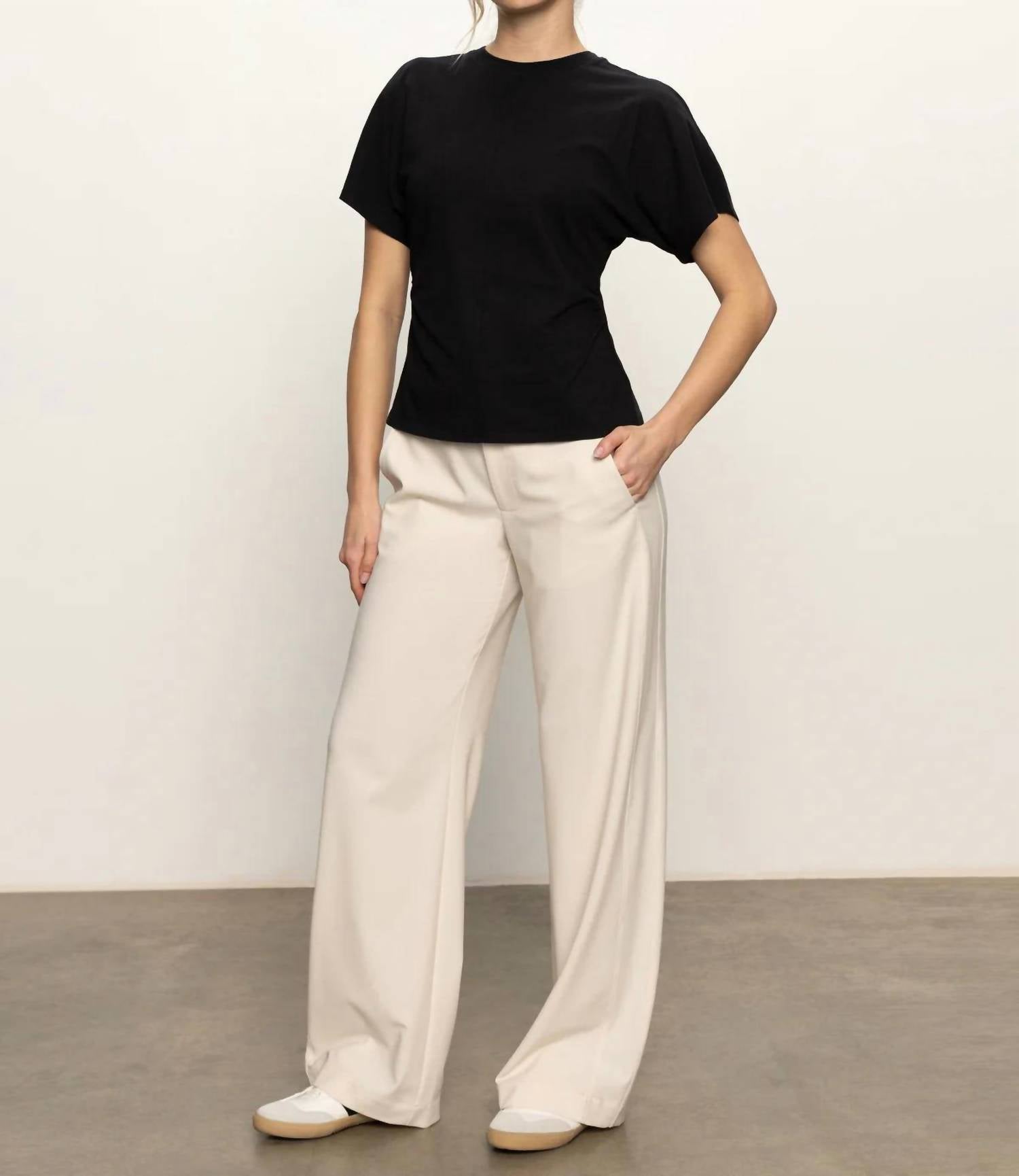 Sanctuary - Shirred Waist Dolman Tee