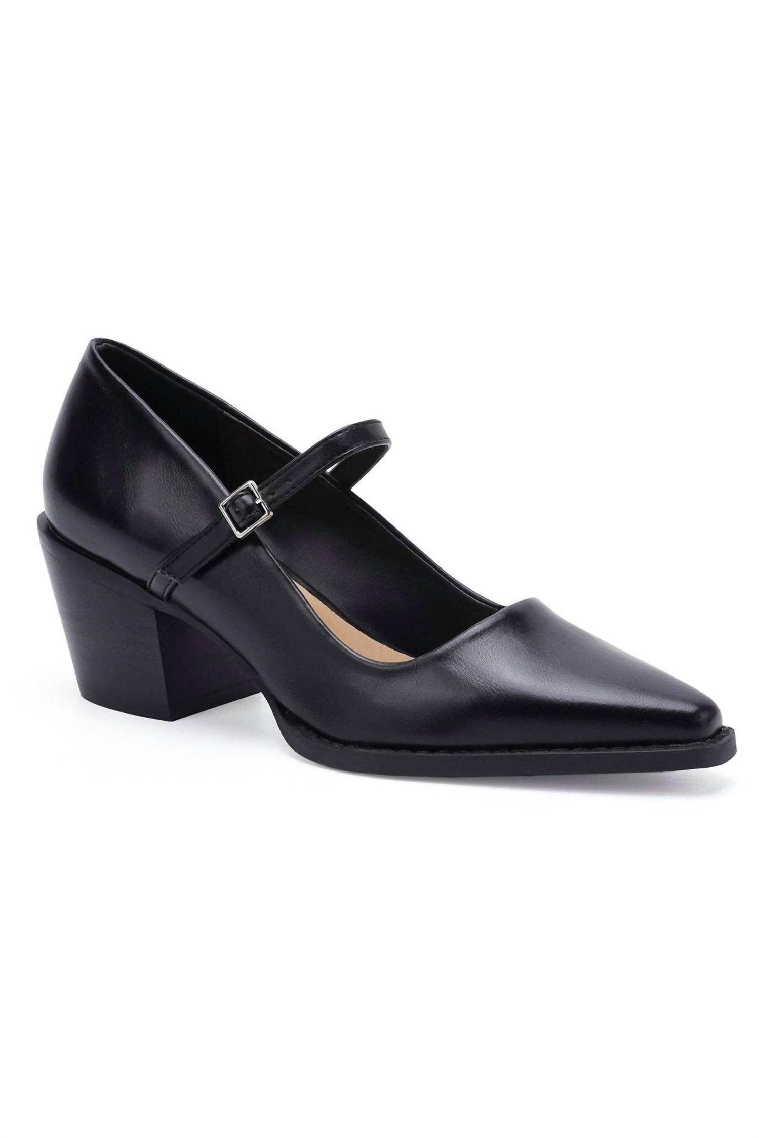 Beast Fashion - Women's Tessa Mary Jane Block Heels