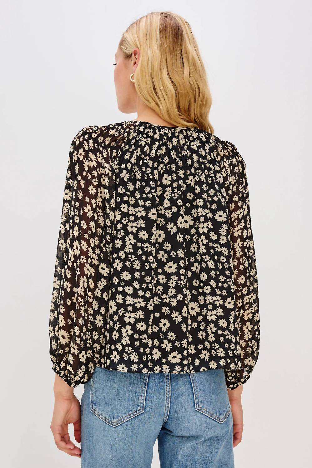 Rails Isolde Top in sun daisies - women's blouse - alternate view