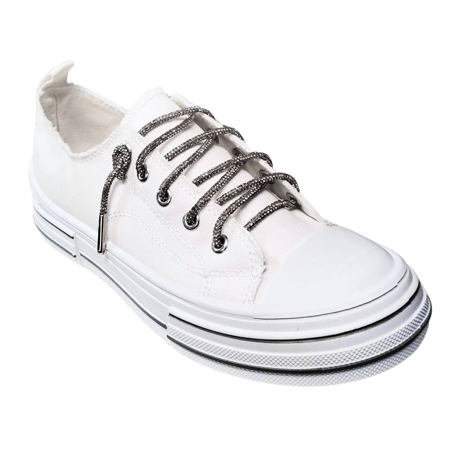 Very G - Women's Aman Glitter Laced Slip On Sneaker