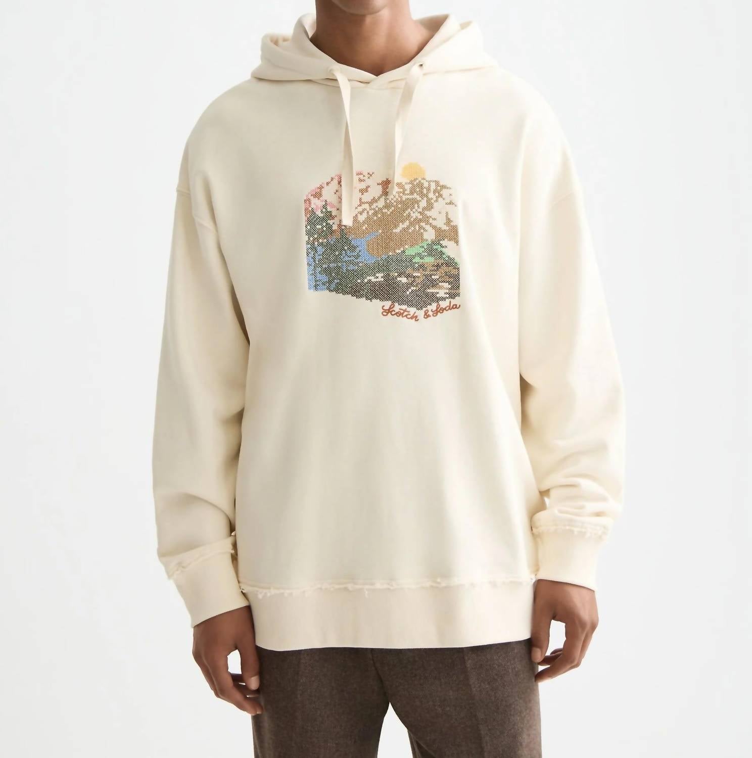 Scotch & Soda - Embroidered Artwork Hoodie