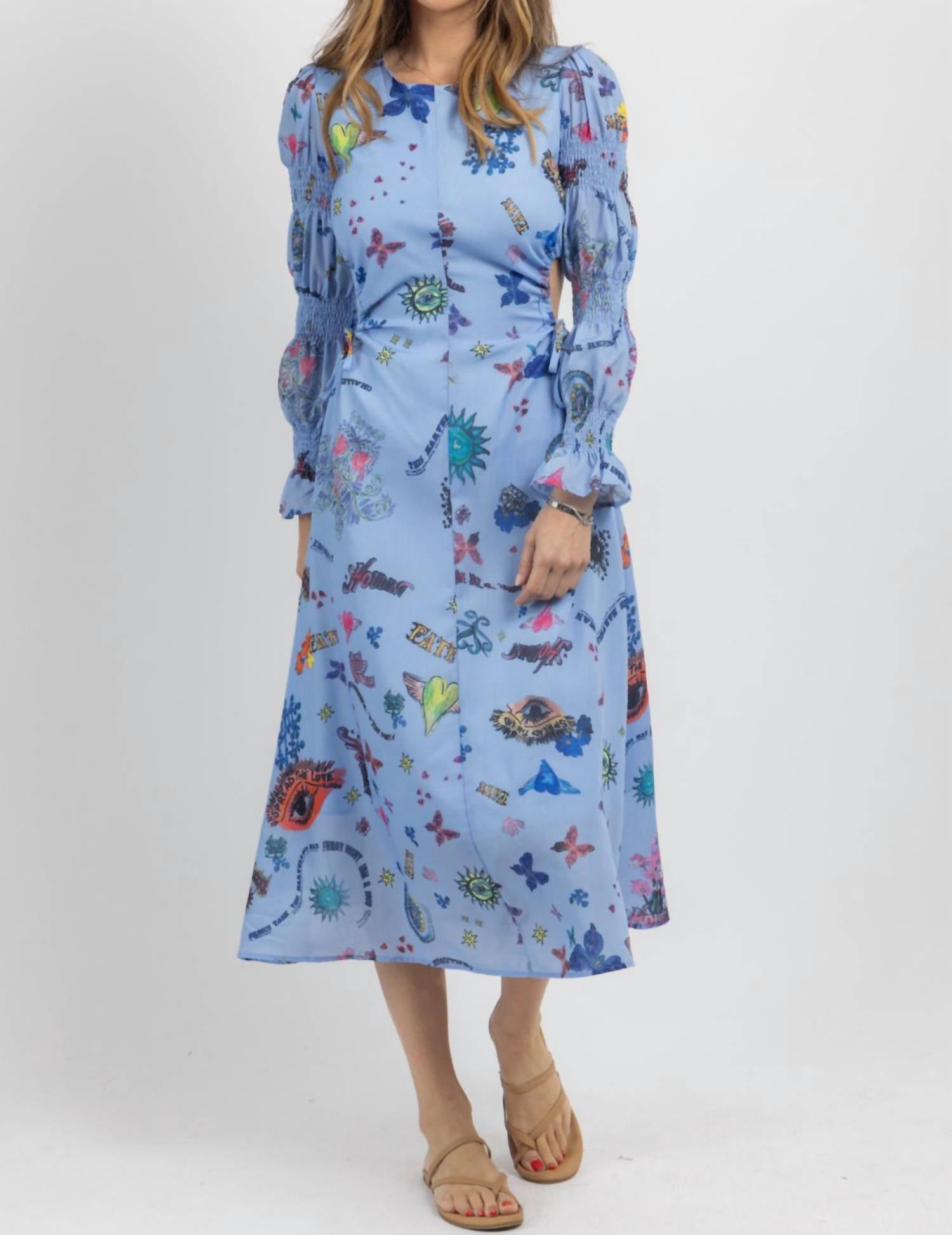 Mayah Overseas - Houdini Print Maxi Dress