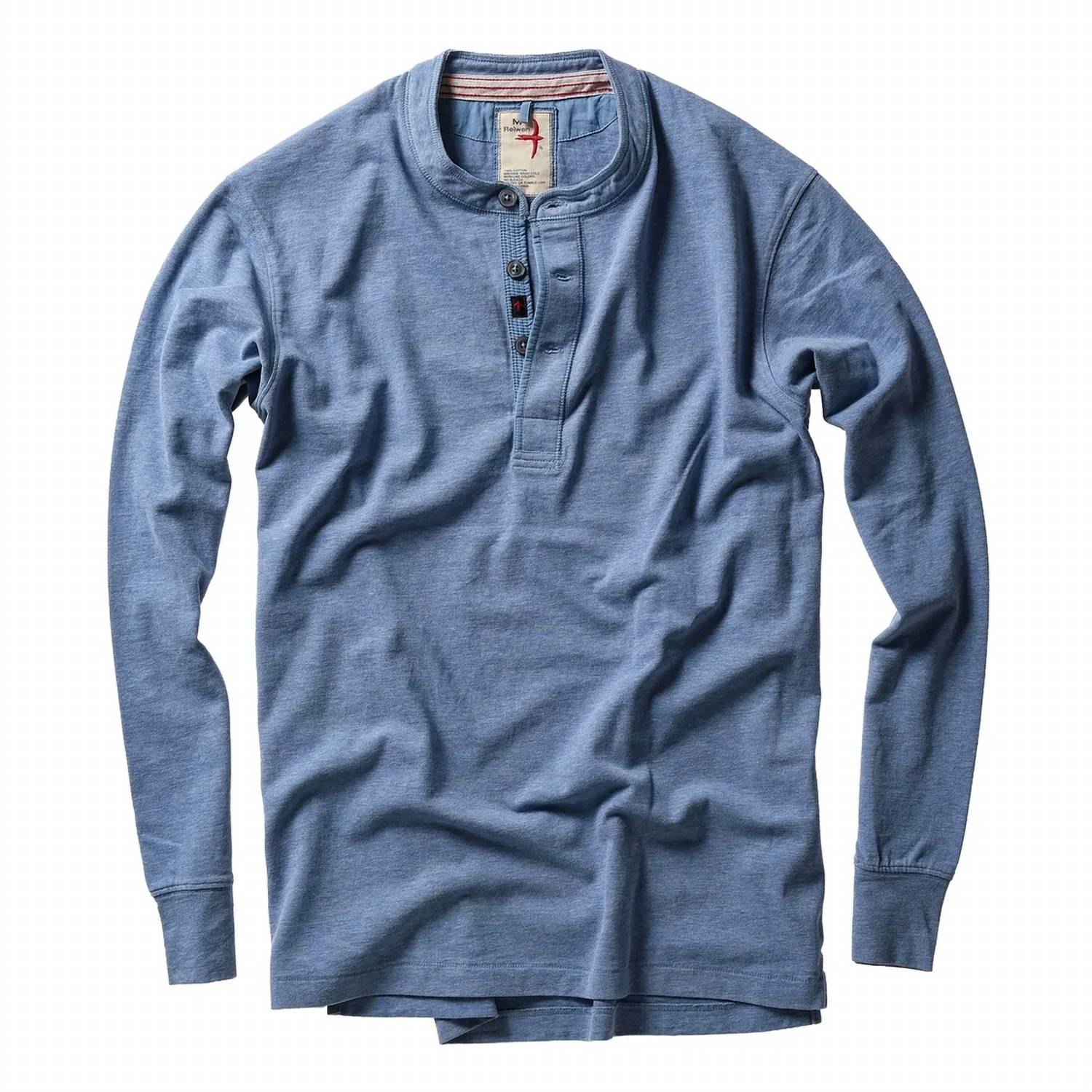 Relwen - Men's Ringspun Henley Shirt