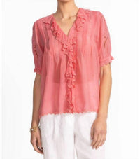 Johnny Was - Anette Ruffle Blouse - Plus