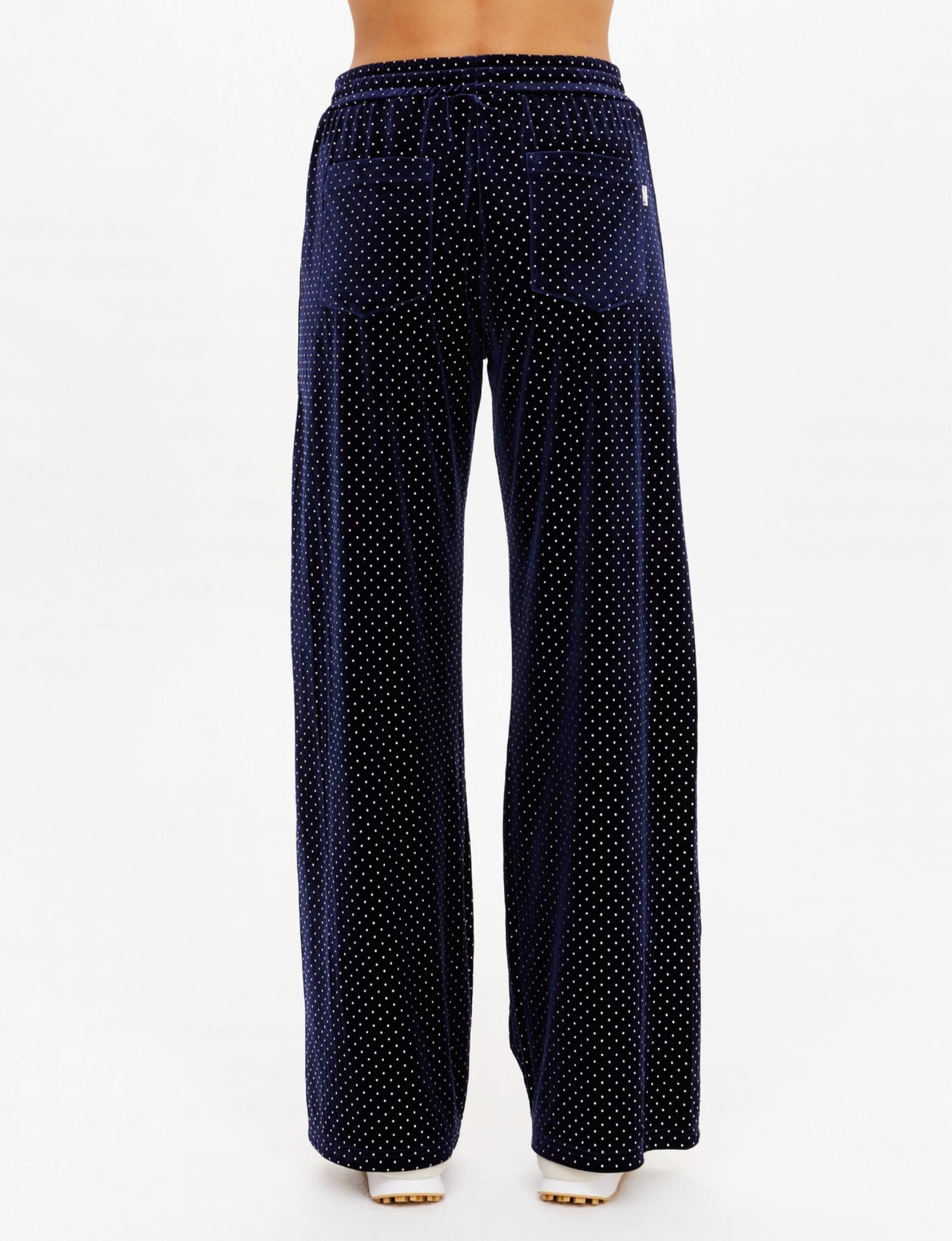 THE UPSIDE Spellbound Roma Pants in polka dots - women's pants - alternate view
