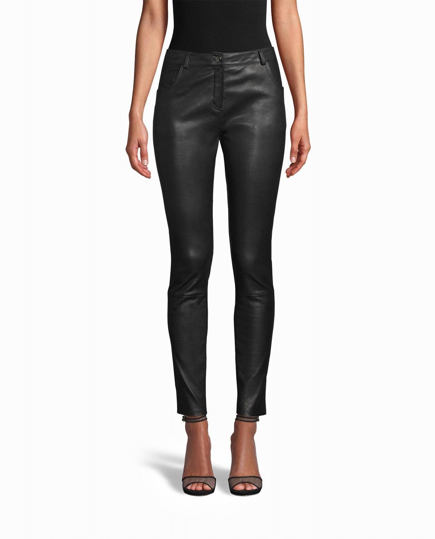 Nicole Miller - Skinny Leather Pants