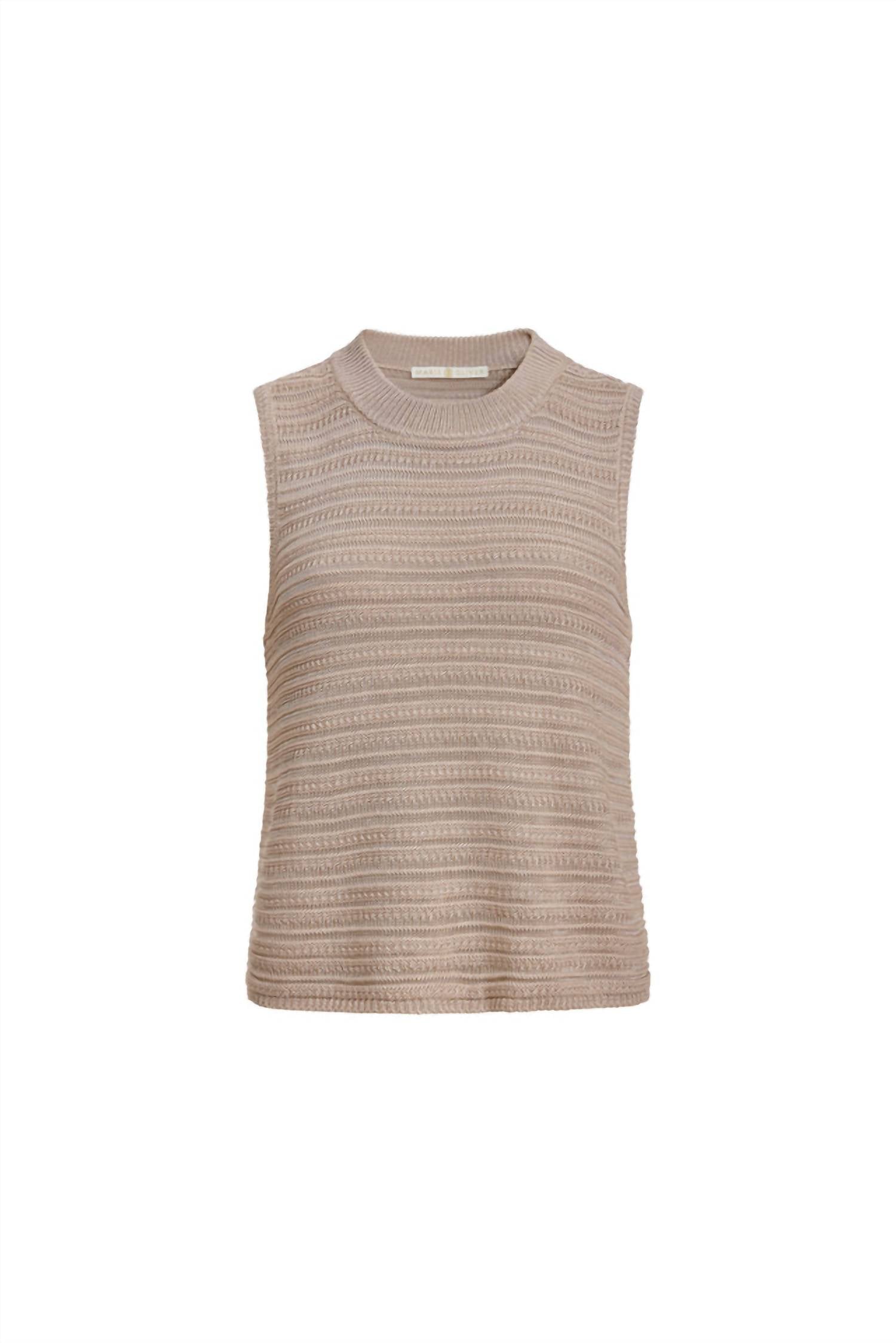 Marie Oliver - Nev Crew Neck Sleeveless Top