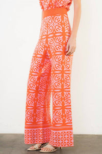 THML Marisol Pant in orange - women's pants - detail view
