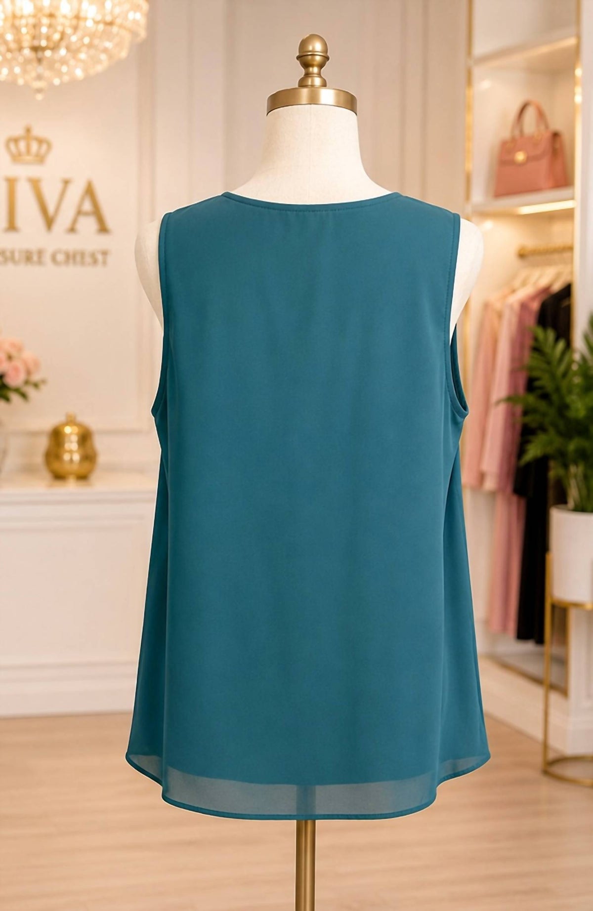 Ee:Some - Women's Back Pleat Tank