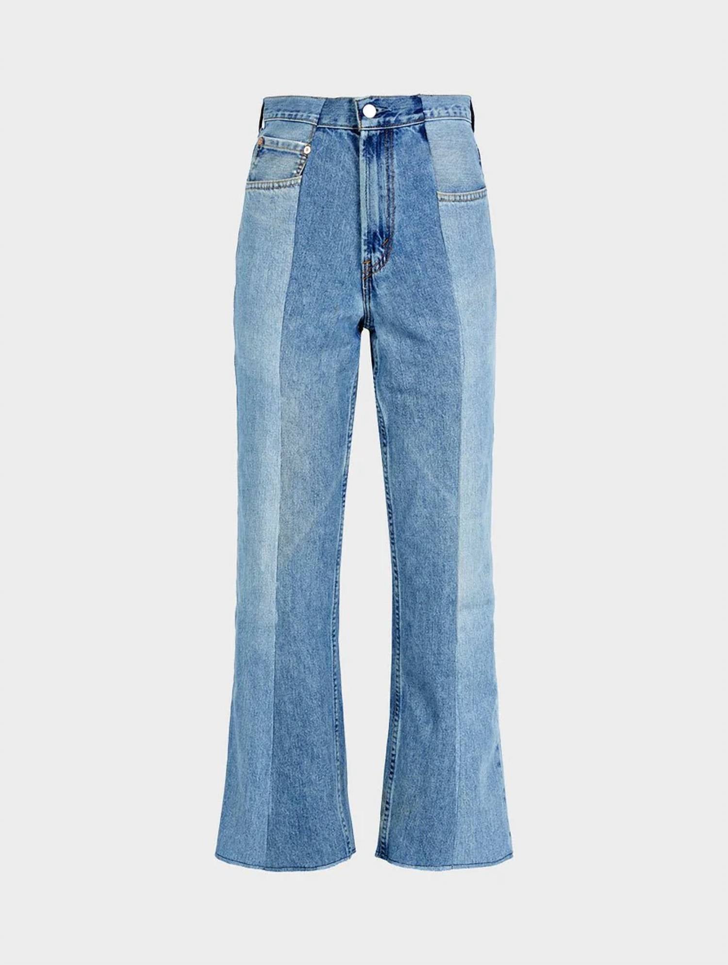 E.L.V. Denim - Flare Ankle Cropped Jean