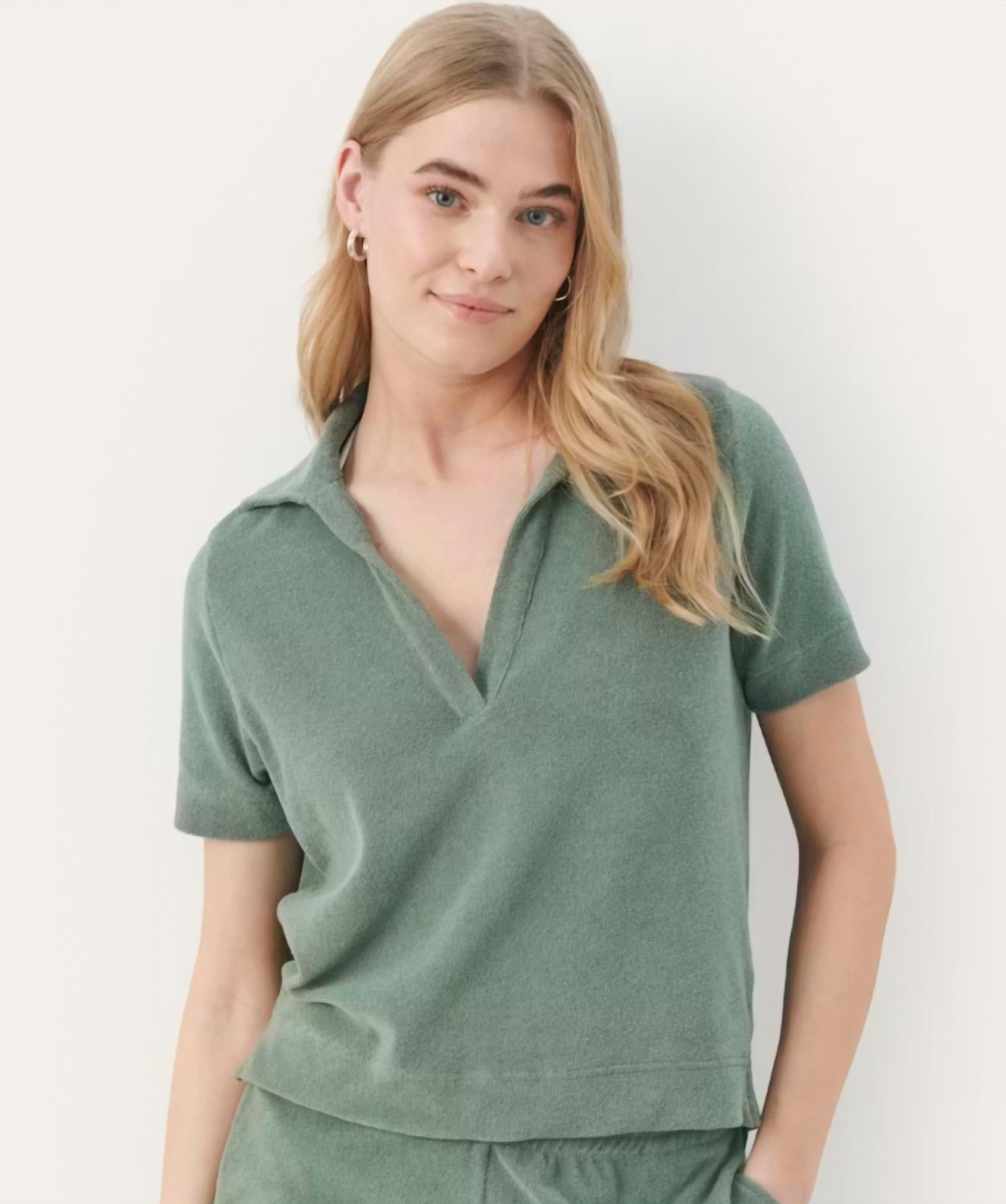 Part Two GIOVANNI TS in 185806 agave green - women's t-shirt - alternate view