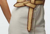 Lele Sadoughi - Women's Adjustable Raffia Knot Belt
