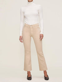 DL1961 - Women's Bridget Boot Instasculpt Cropped Jean in almond - women's jeans - detail view