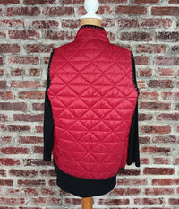 Multiples - Women's Quilted Snap Button Vest