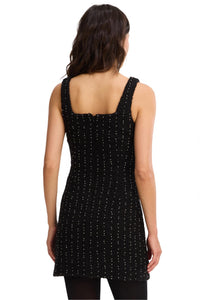 ALLISON NEW YORK BEADED EMERY DRESS in black - women's dress - detail view