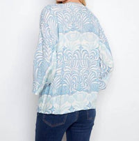 Charlie B - Printed Viscose Front Button Blouse